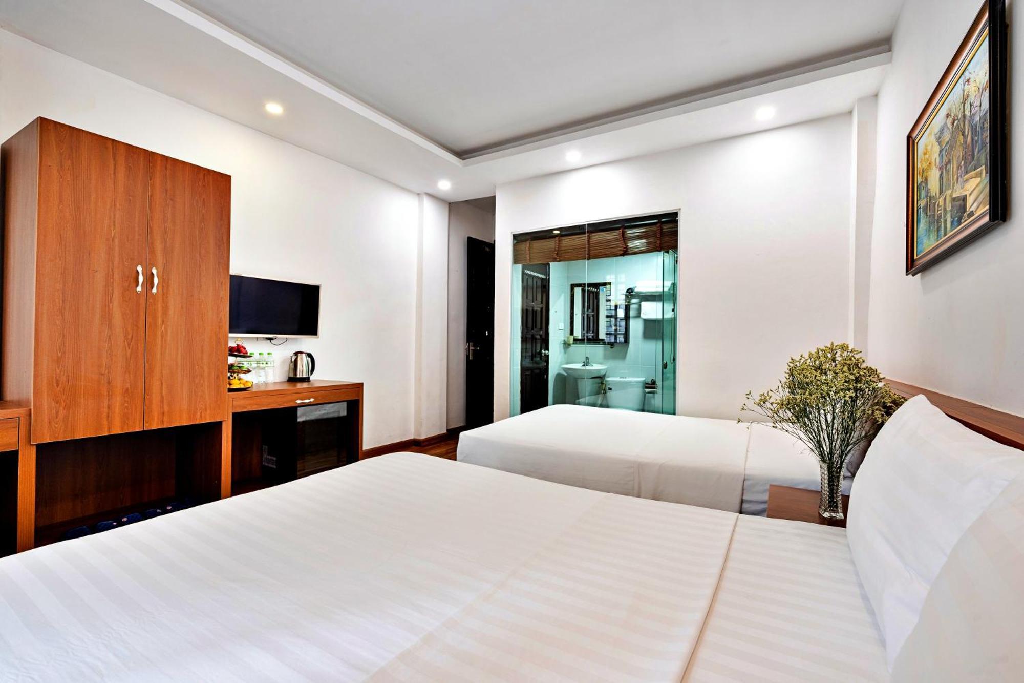 Hanz Ami Central Hotel Hanoï Chambre photo