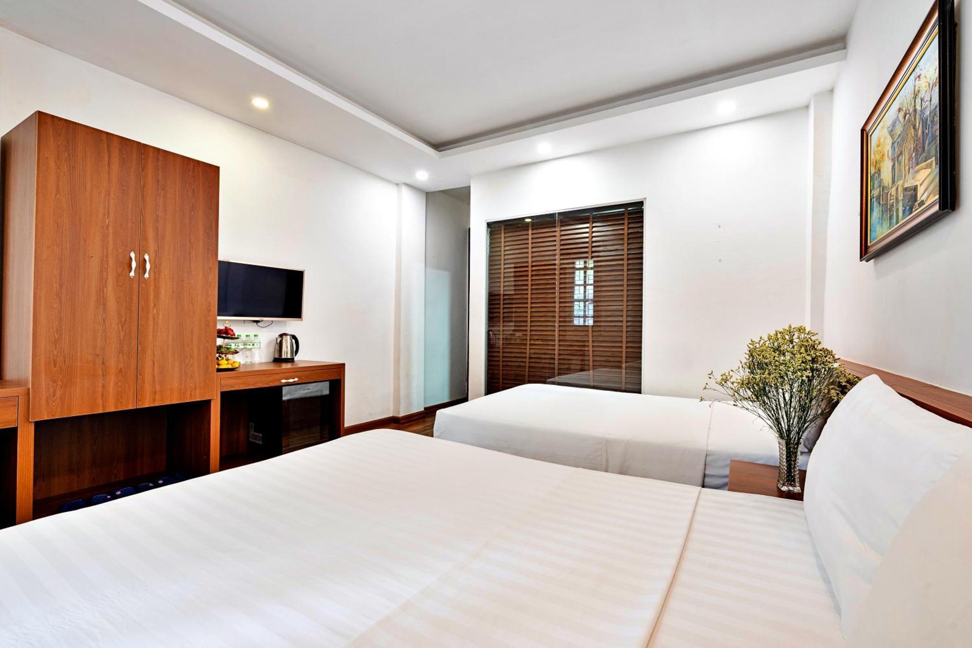 Hanz Ami Central Hotel Hanoï Chambre photo